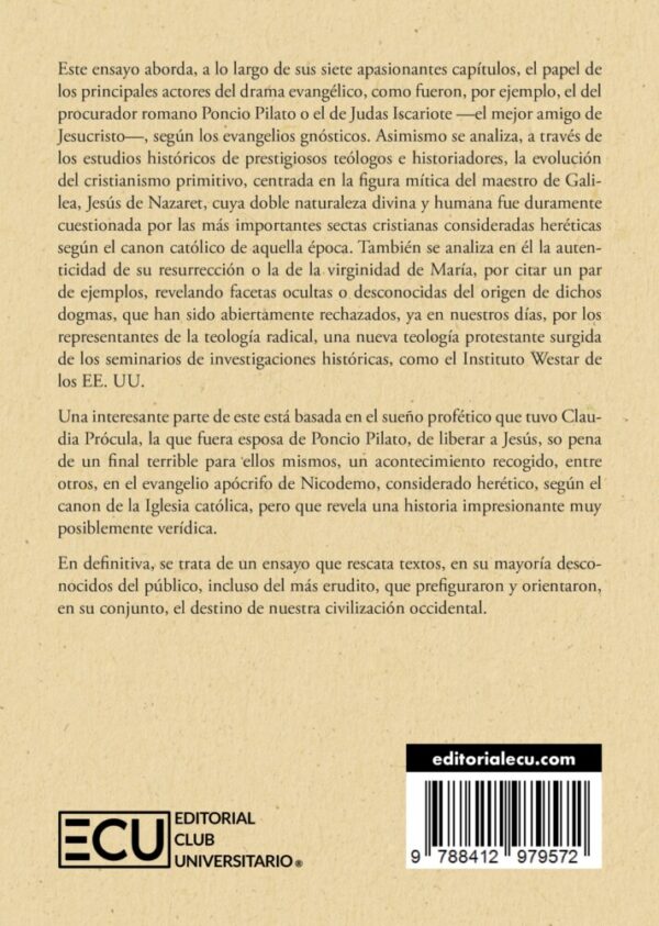El sueño de Claudia. Las caras ocultas del cristianismo - Imagen 2